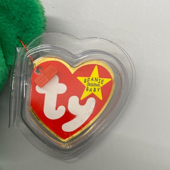 Ty Beanie Babies 1997 Erin the Green Irish Bear - Picture 5 of 9